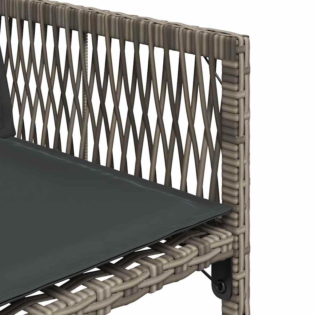 Garden Chairs With Cushions 4 Pcs Poly Rattan