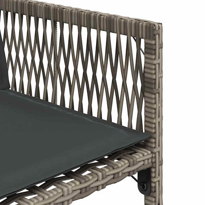 Garden Chairs With Cushions 4 Pcs Poly Rattan