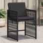Garden Chairs With Cushions 4 Pcs Poly Rattan