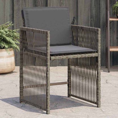 Garden Chairs With Cushions 4 Pcs Poly Rattan
