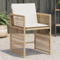 Garden Chairs With Cushions 4 Pcs Poly Rattan