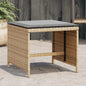 Garden Stools With Cushions 4 Pcs 41X41X36 Cm Poly Rattan