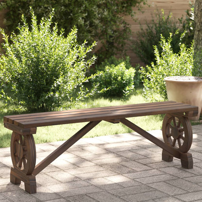 Garden Footstool 40X36.5X38.5 Cm Solid Wood Fir