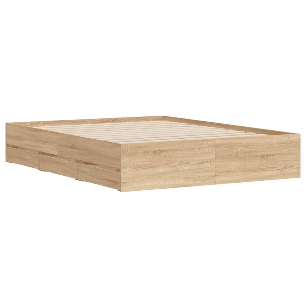 Bed Frame With Drawers Without Mattress