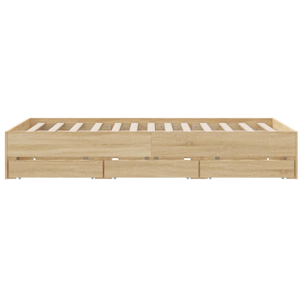 Bed Frame With Drawers Without Mattress