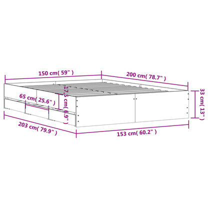 Bed Frame With Drawers Without Mattress