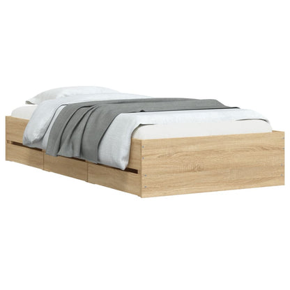 Bed Frame With Drawers Without Mattress
