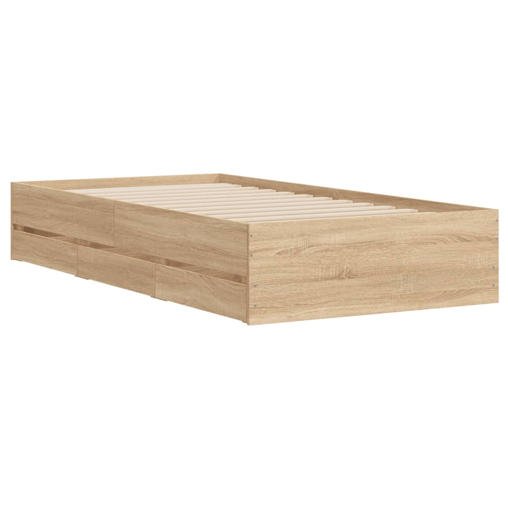 Bed Frame With Drawers Without Mattress