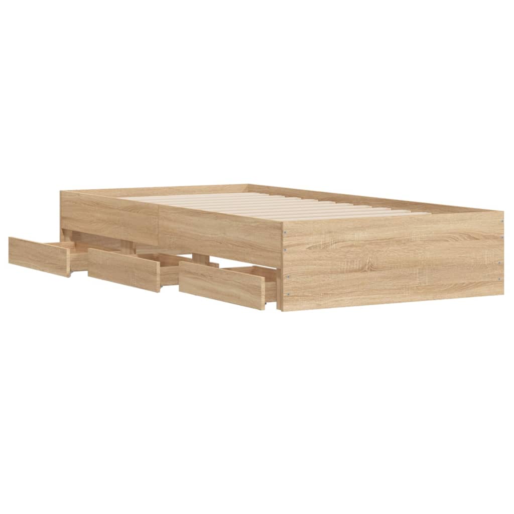 Bed Frame With Drawers Without Mattress