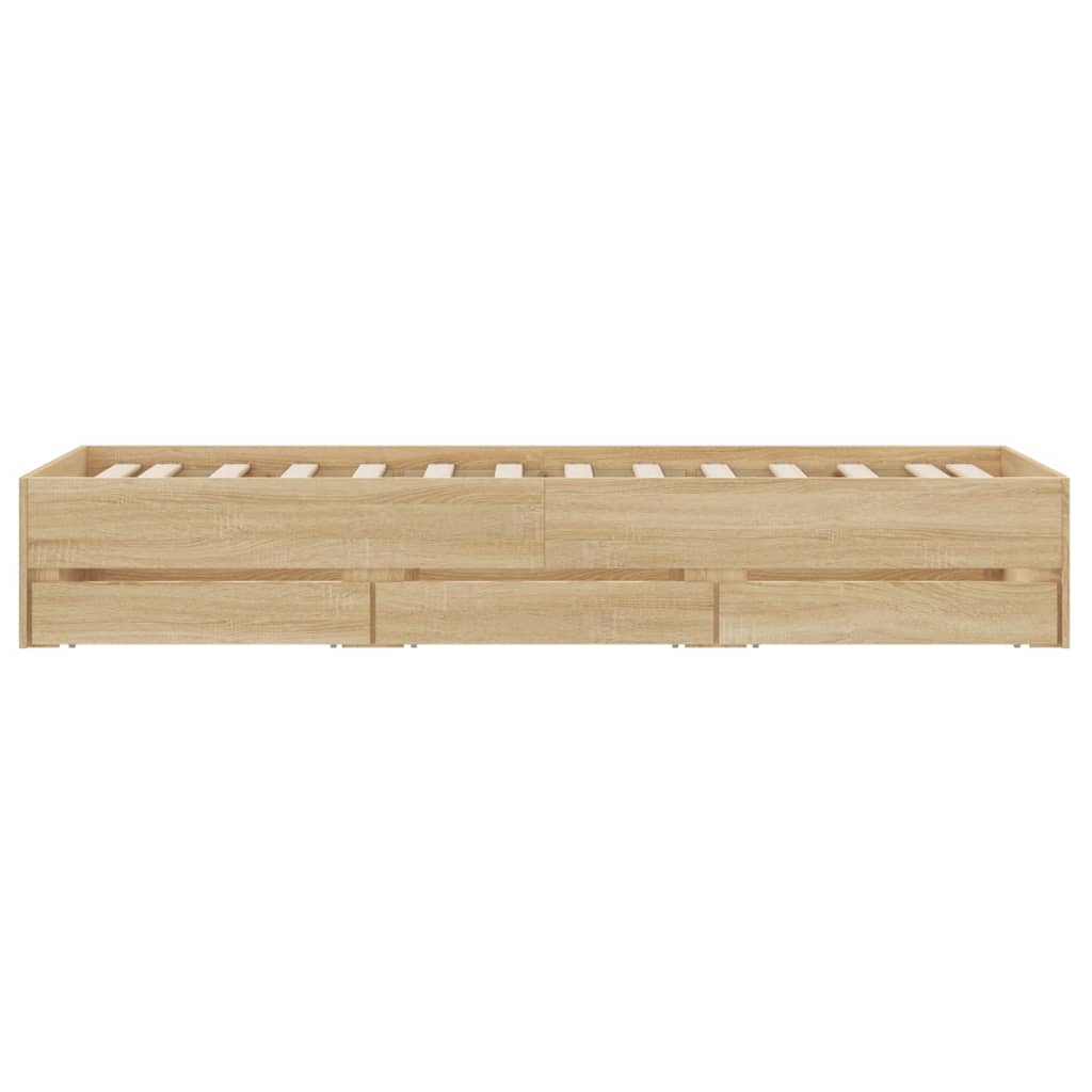 Bed Frame With Drawers Without Mattress