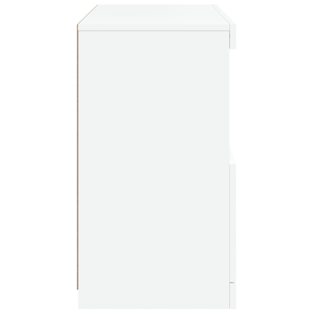 Sideboard With Led Lights 60X37X67 Cm
