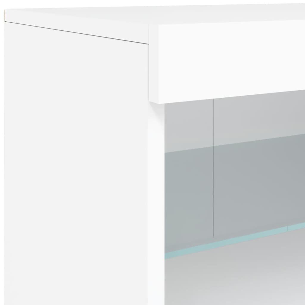 Sideboard With Led Lights 60X37X67 Cm