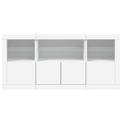 Sideboard With Led Lights 142.5X37X67 Cm