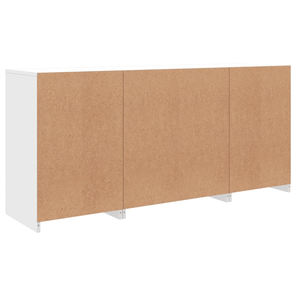 Sideboard With Led Lights 142.5X37X67 Cm