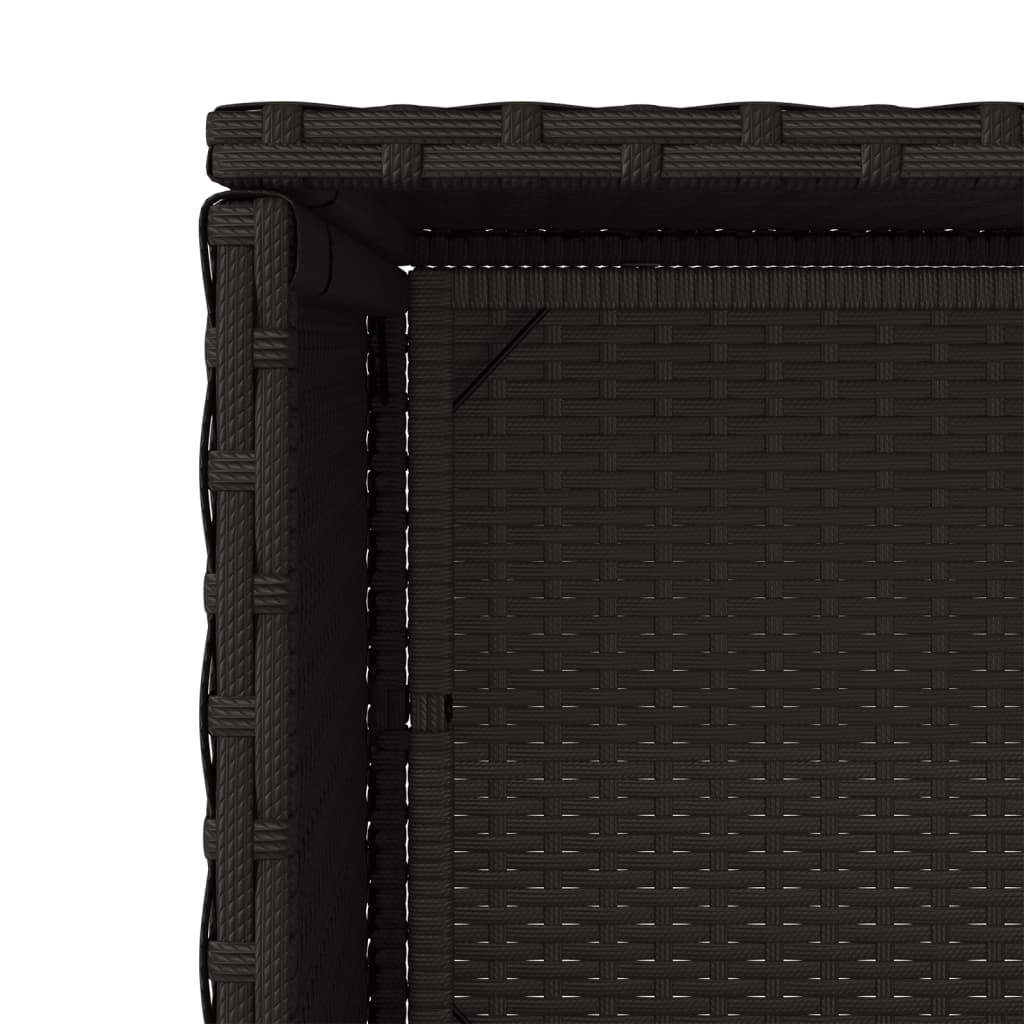 Garden Storage Cabinet 50X55X115 Cm Poly Rattan