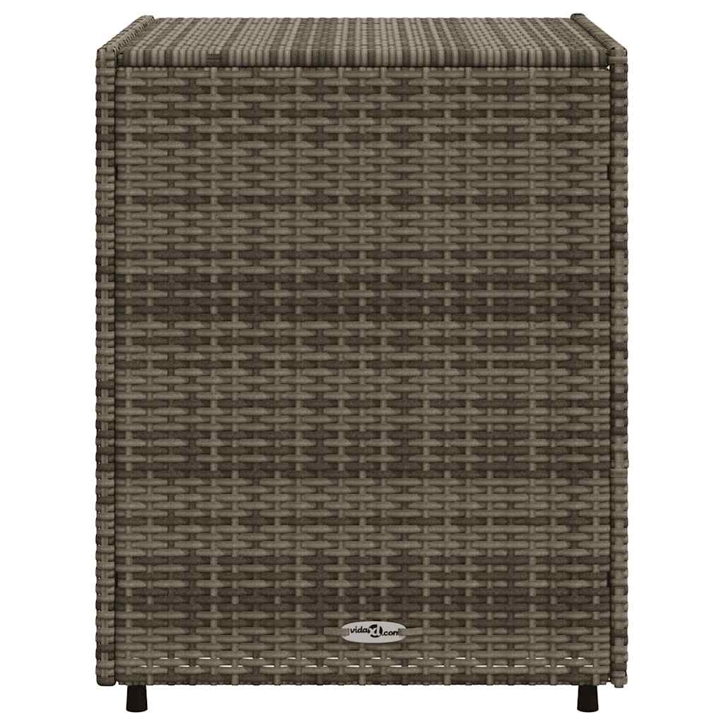 Garden Storage Cabinet Poly Rattan