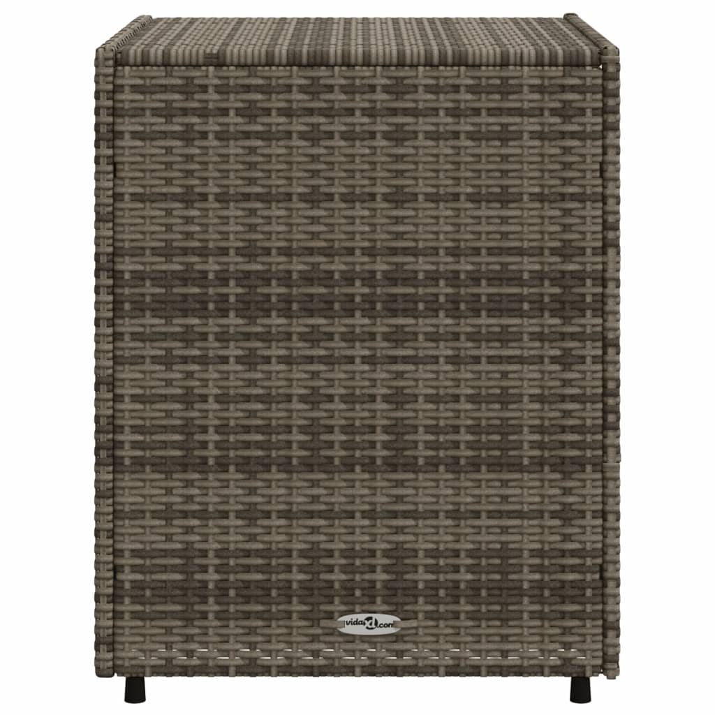 Garden Storage Cabinet Poly Rattan