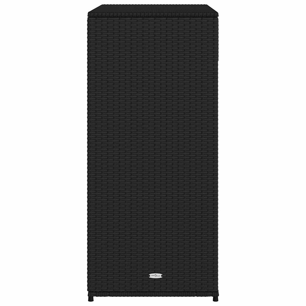 Garden Storage Cabinet Poly Rattan