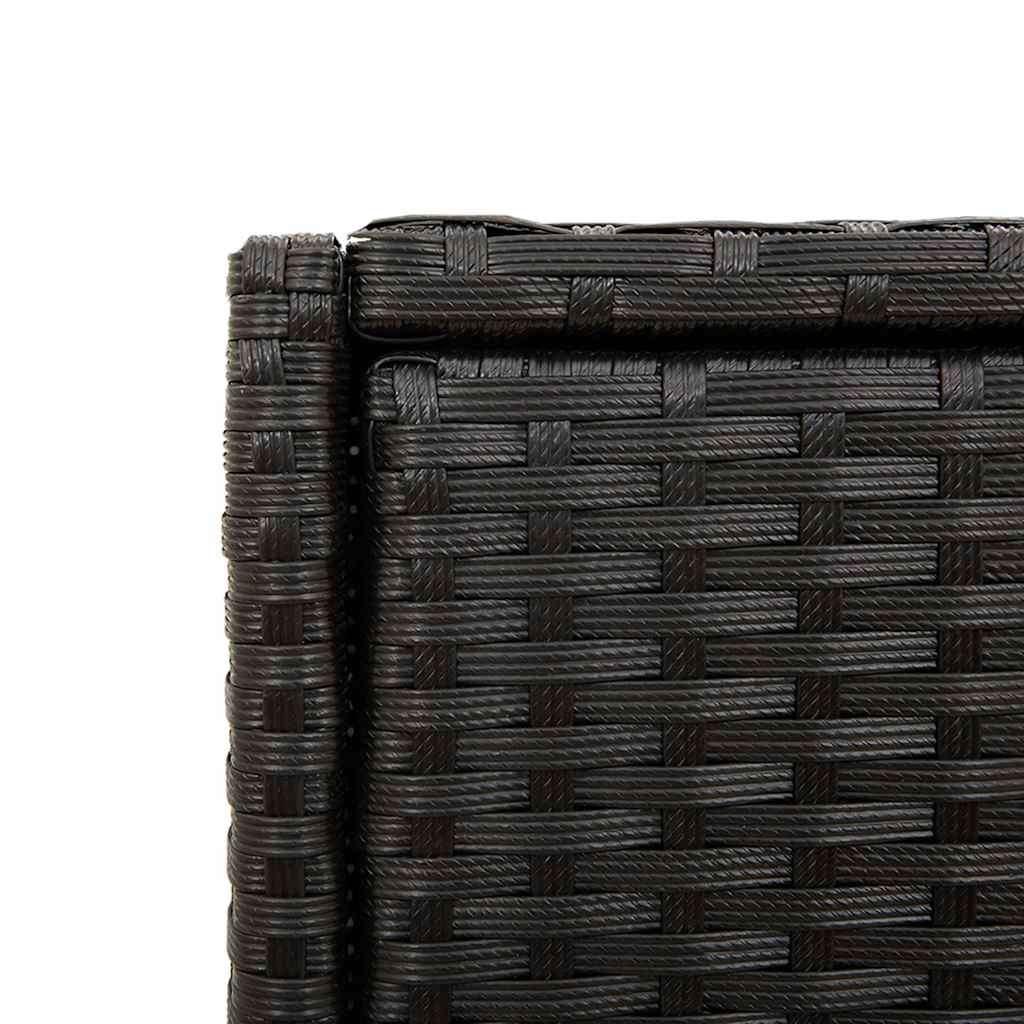 Garden Storage Cabinet Poly Rattan
