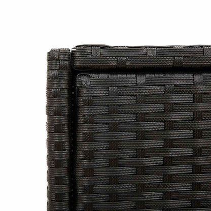 Garden Storage Cabinet Poly Rattan