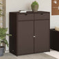 Garden Storage Cabinet Poly Rattan