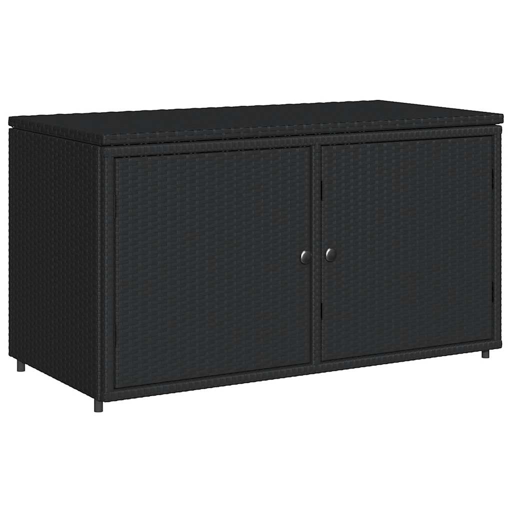Garden Storage Cabinet 110X55X60.5 Cm Poly Rattan