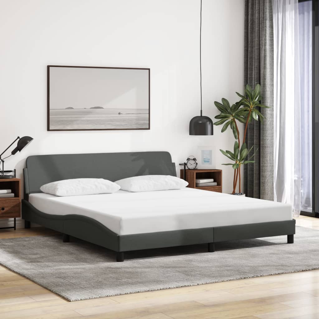Bed Frame "Dover" Queen Fabric