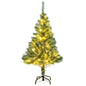 Artificial Christmas Tree With Flocked Snow Green