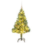 Artificial Christmas Tree With Flocked Snow Green