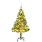Artificial Christmas Tree With Flocked Snow Green