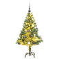 Artificial Christmas Tree With Flocked Snow Green