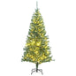 Artificial Christmas Tree With Flocked Snow Green