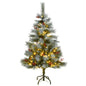 Artificial Hinged Christmas Tree With Cones And Berries