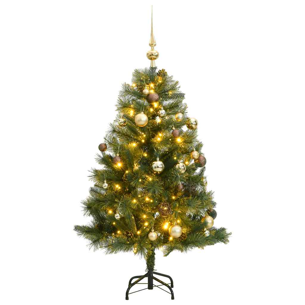 Artificial Hinged Christmas Tree With Cones