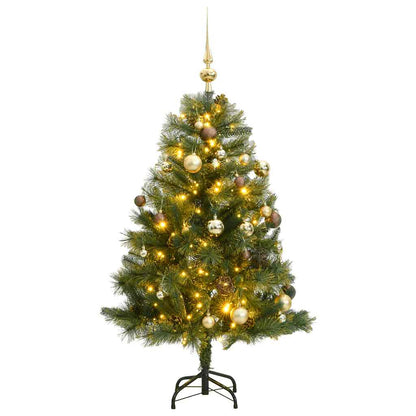 Artificial Hinged Christmas Tree With Cones