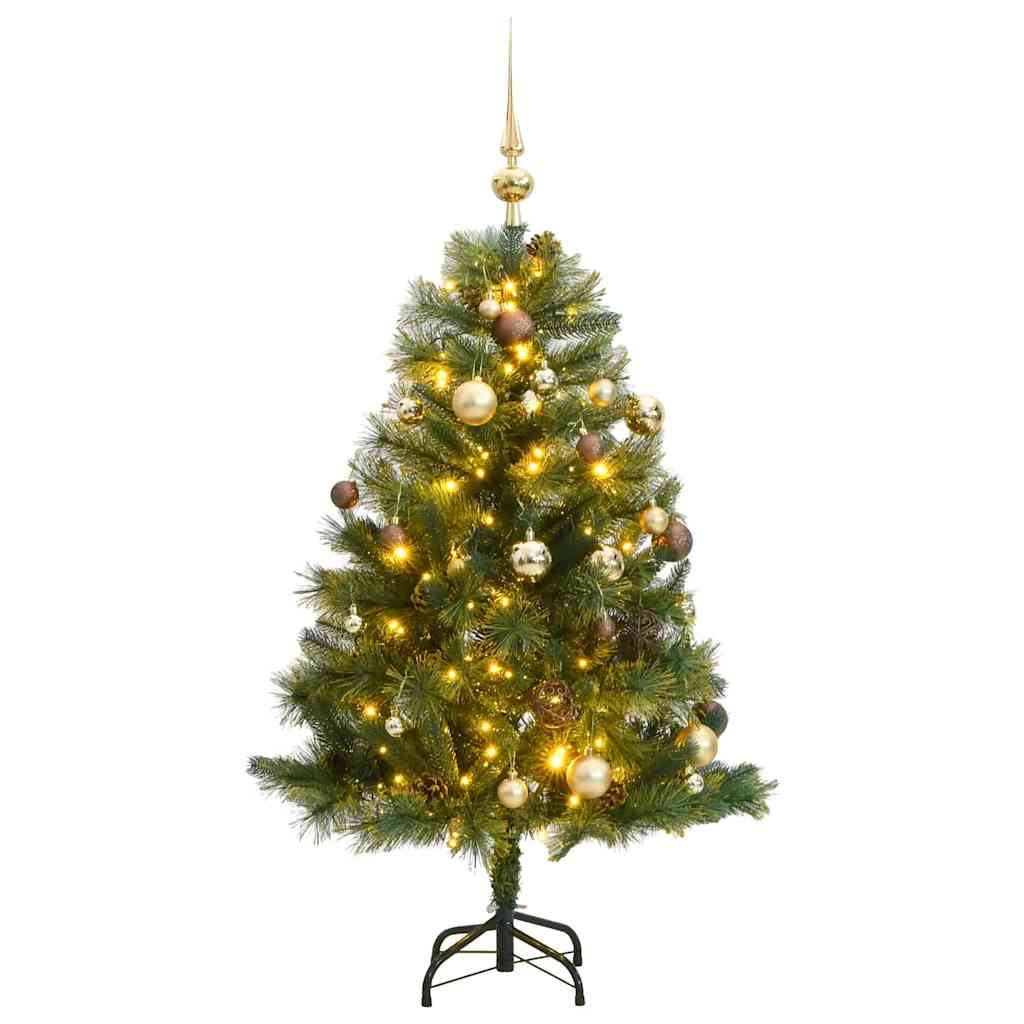 Artificial Hinged Christmas Tree With Cones
