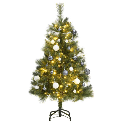 Artificial Hinged Christmas Tree With Cones