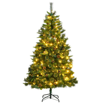 Artificial Hinged Christmas Tree With Cones