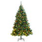 Artificial Hinged Christmas Tree With Cones And Berries