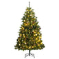 Artificial Hinged Christmas Tree With Cones