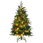 Artificial Hinged Christmas Tree With Cones And Berries