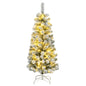 Artificial Hinged Christmas Tree With Flocked Snow
