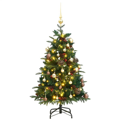 Artificial Hinged Christmas Tree With Cones And Berries