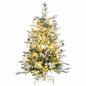 Artificial Hinged Christmas Tree With Flocked Snow