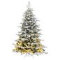 Artificial Hinged Christmas Tree With Flocked Snow