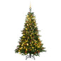 Artificial Hinged Christmas Tree With Cones And Berries