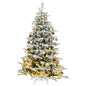 Artificial Hinged Christmas Tree With Flocked Snow