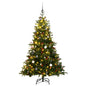 Artificial Hinged Christmas Tree With Cones And Berries