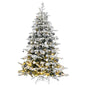 Artificial Hinged Christmas Tree With Flocked Snow