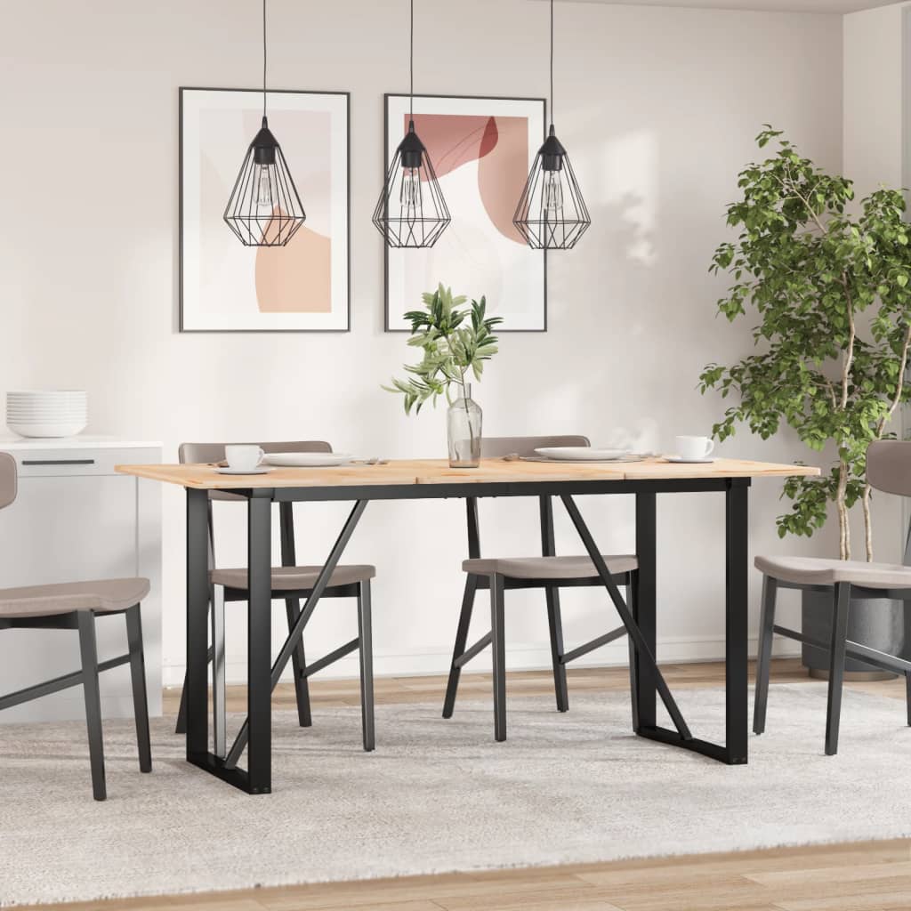 Dining Table Legs O-Frame 140X60X73 Cm Steel
